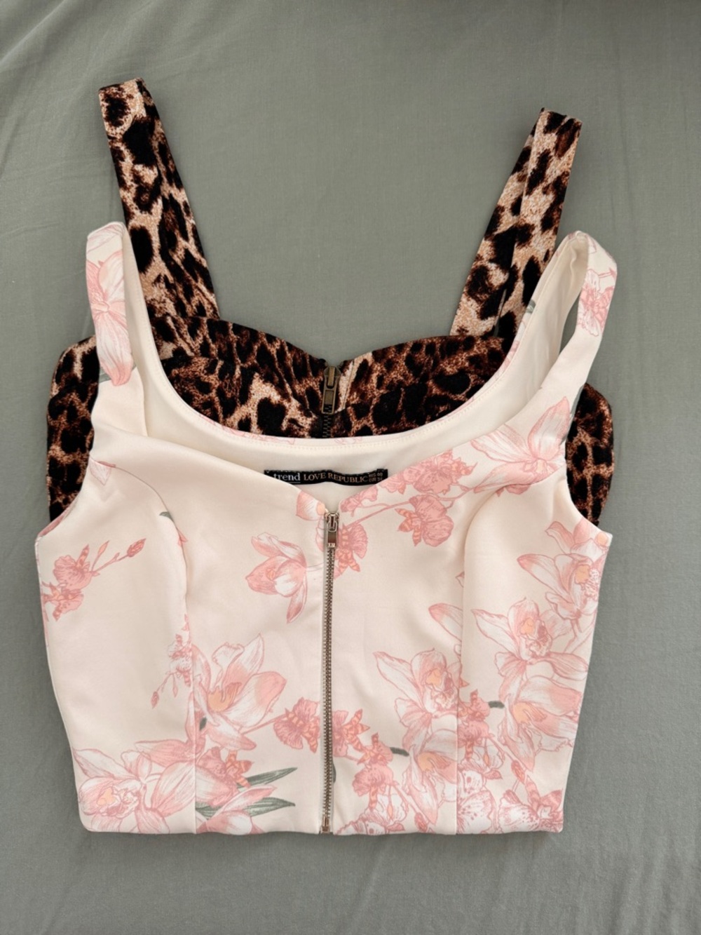 Printed Crop Tops